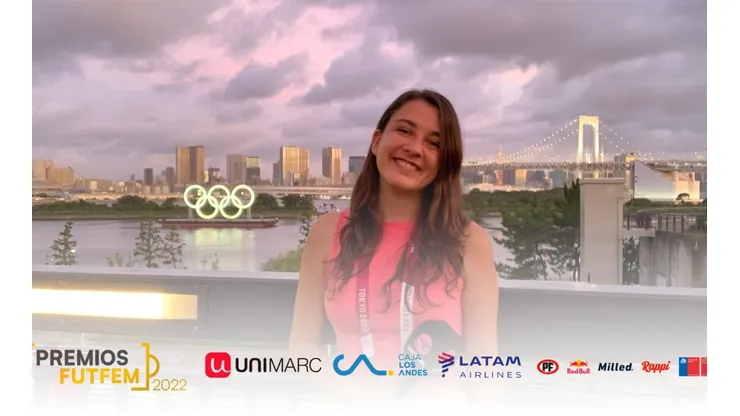 Valetina Boetto en la cobertura de los Juegos Olímpicos de Tokio