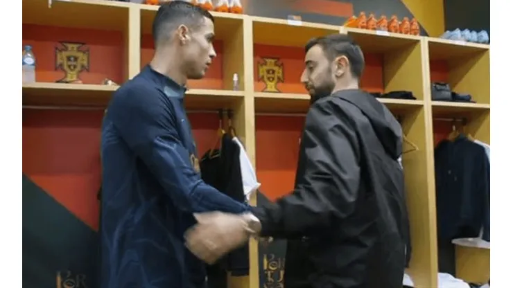 Bruno Fernandes aclara video con Cristiano Ronaldo y asegura que no tiene problemas con CR7.