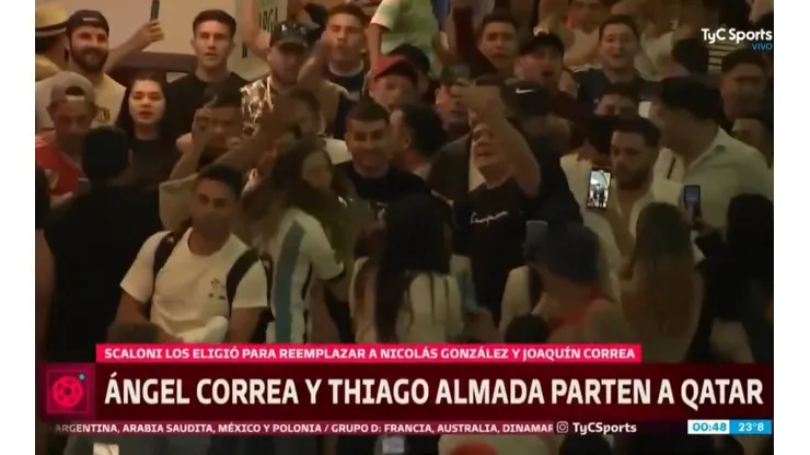 Cientos de argentinos despidieron a sus últimos nominados.