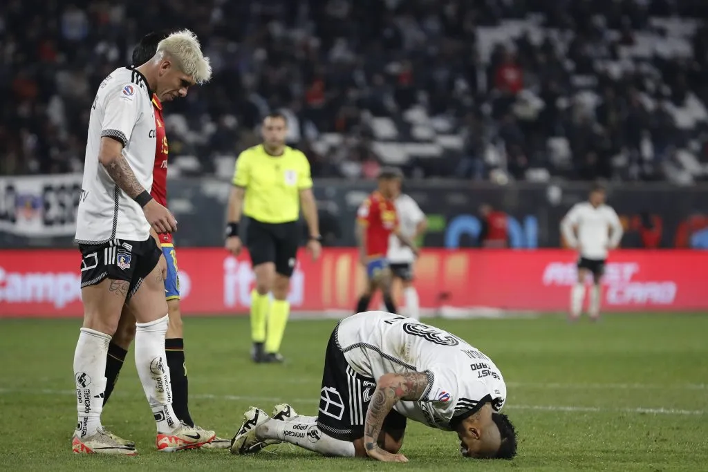 Arturo Vidal no estará desde el arranque en Colo Colo y Junior celebra. Foto: Photosport.