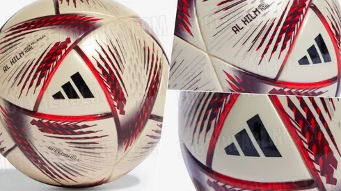Así es la pelota que se usará en la final de la Copa del Mundo de Qatar 2022.