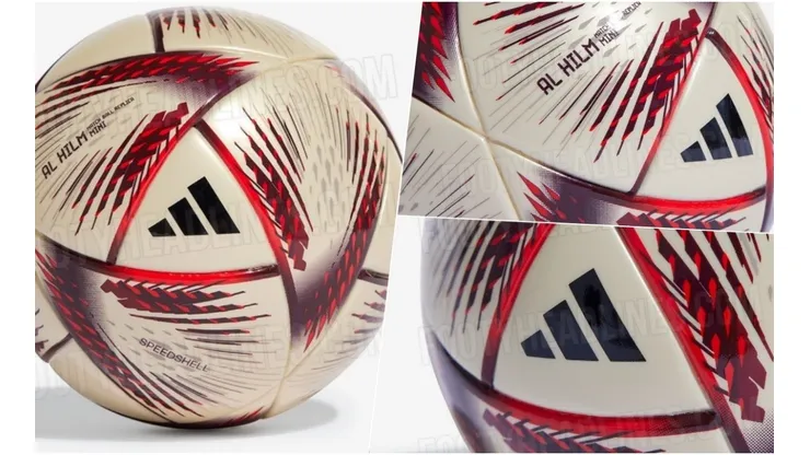 Así es la pelota que se usará en la final de la Copa del Mundo de Qatar 2022.