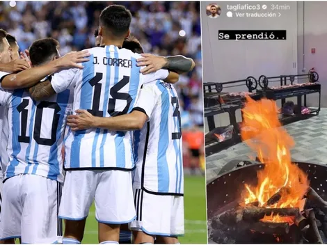 El plantel de Argentina se mandó el primer asado en Qatar
