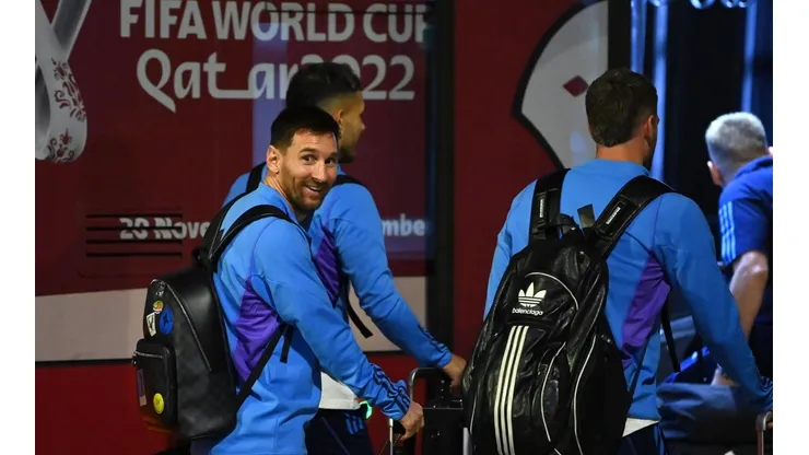 Messi ya está en Qatar