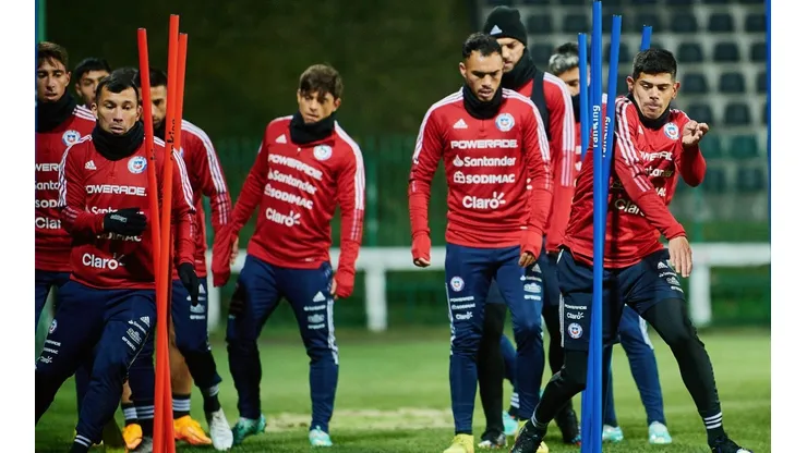 La Roja preparando el duelo con Polonia