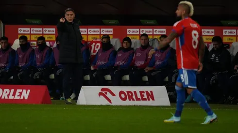 Eduardo Berizzo quedó conforme con el desempeño de la Roja en la derrota ante Polonia. (Vicente Aránguiz/RedGol).