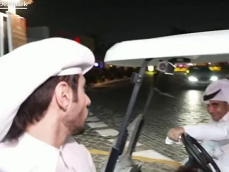 Impactante: guardias qataríes amenazan con romper cámara de reportero