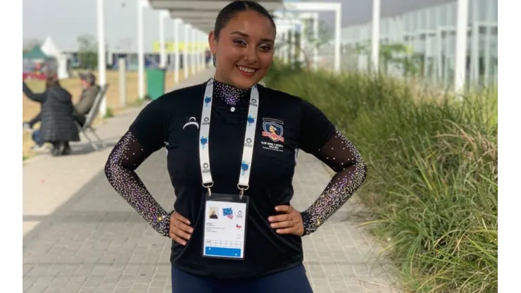 Isidora Carrasco en el World Skate Games en Argentina