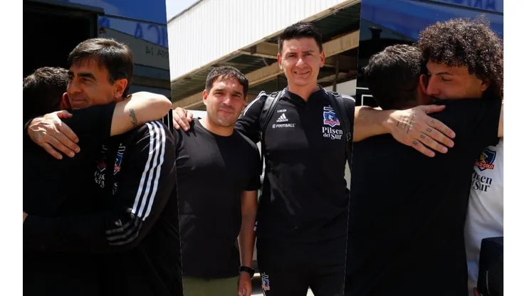 Quinteros y el plantel de Colo Colo se despidieron de Stillitano