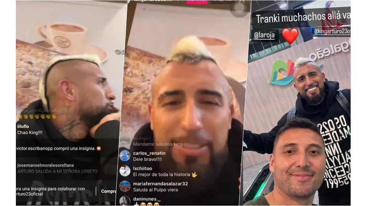 Arturo Vidal se embarcó a Europa para los amistosos de la selección chilena