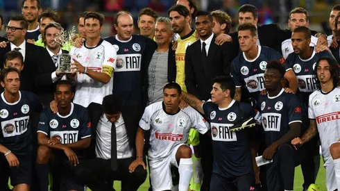 En 2014 Diego Maradona fue una de las principales atracciones del encuentro.