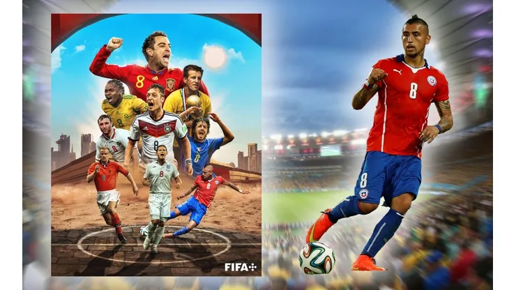 Arturo Vidal jugó por Chile en los mundiales de Sudáfrica 2010 y Brasil 2014