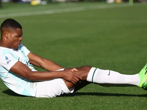 Sufre Holanda: Dumfries sale lesionado en triunfo del inter