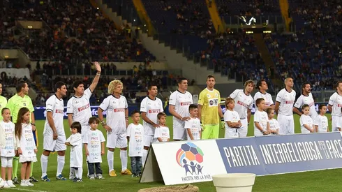 En 2014 participó Maradona en el encuentro.