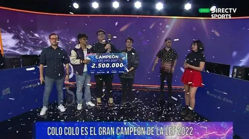 Colo Colo no solo levantó un título este año en la cancha, también lo hizo en el fútbol virtual en el torneo LEF Rocket League 2022.