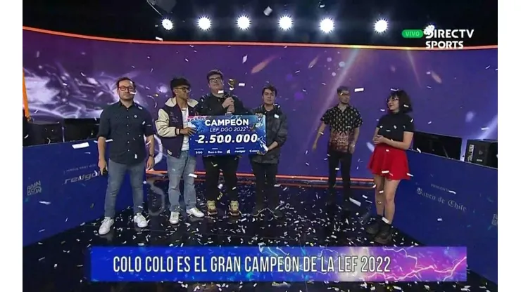 Colo Colo no solo levantó un título este año en la cancha, también lo hizo en el fútbol virtual en el torneo LEF Rocket League 2022.