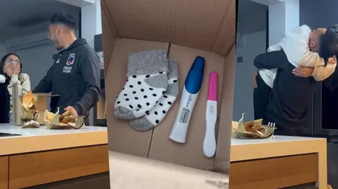 Gabriela preparó una linda sorpresa para el capitán de Colo Colo