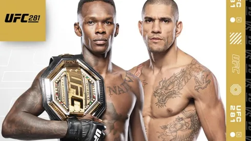 Israel Adesanya defenderá su título medio en el evento central de UFC 281 ante Alex Pereira.
