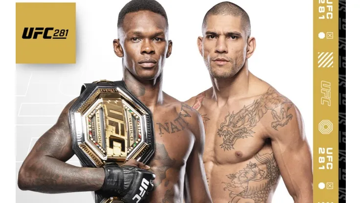 Israel Adesanya defenderá su título medio en el evento central de UFC 281 ante Alex Pereira.