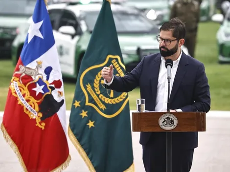 Boric respalda uso de la fuerza por parte de Carabineros