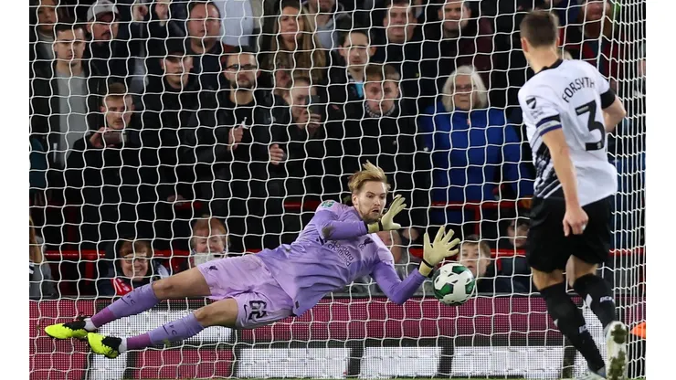 Caoimhin Kelleher fue la figura del Liverpool
