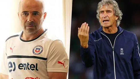 Jorge Sampaoli y Manuel Pellegrini
