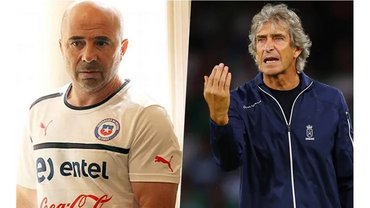 Jorge Sampaoli y Manuel Pellegrini