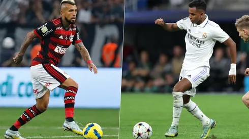 Arturo Vidal se vuelve a encontrar con el Real Madrid, ahora con la camiseta del Flamengo