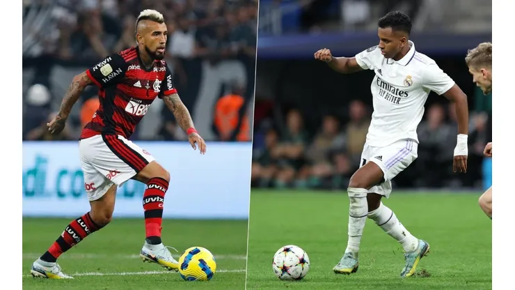 Arturo Vidal se vuelve a encontrar con el Real Madrid, ahora con la camiseta del Flamengo
