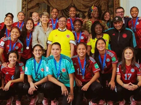 El homenaje a Colombia subcampeona del Mundial Fem Sub 17