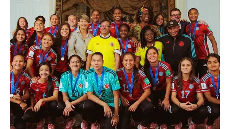 El homenaje a Colombia subcampeona del Mundial Fem Sub 17