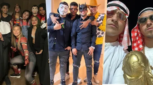 El fútbol chileno sacó sus mejores disfraces para Halloween