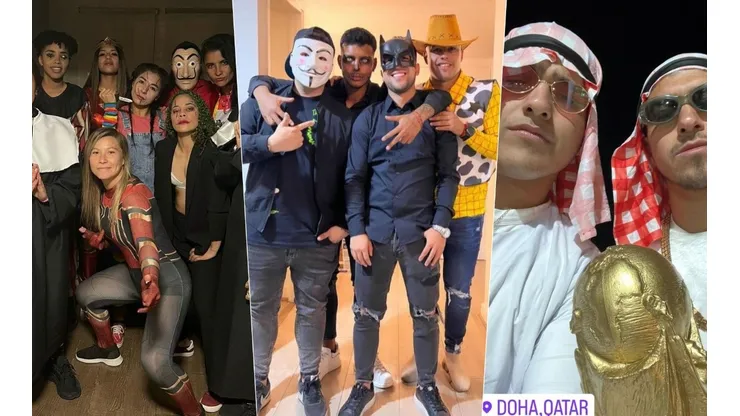 El fútbol chileno sacó sus mejores disfraces para Halloween