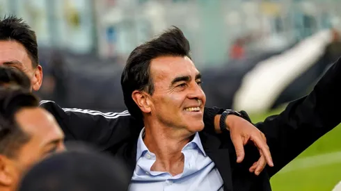 Quinteros celebra feliz el título de Colo Colo