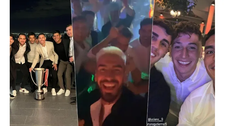 El plantel de Colo Colo celebró a lo grande