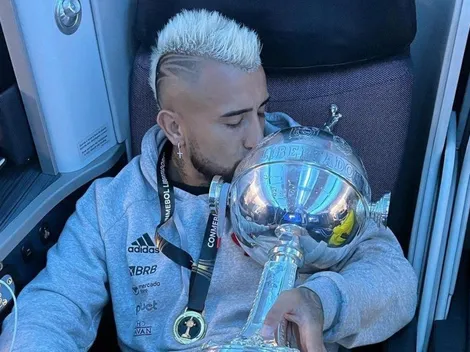 Vidal y su dedicatoria a la Libertadores: "Regalona, estás con papá"