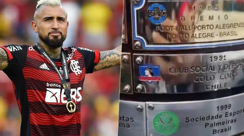Arturo Vidal no se olvidó de Colo Colo con la Copa Libertadores