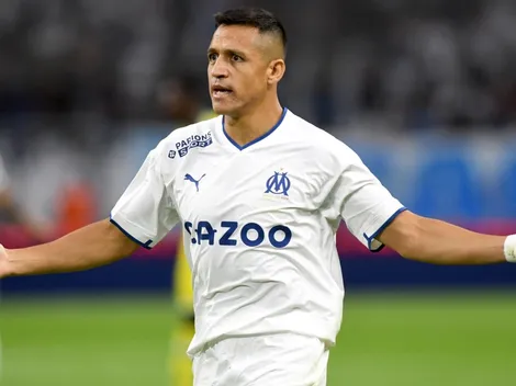 Preocupado: la cara de Alexis tras empate del Marsella