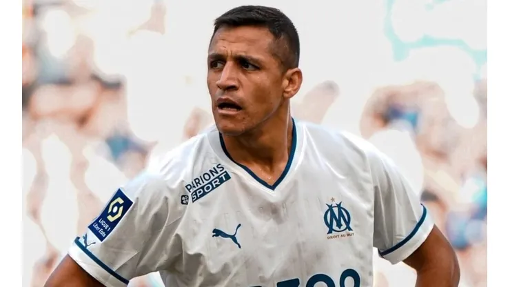 Alexis Sánchez no lo pasa bien en los últimos duelos del Marsella