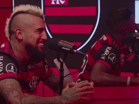 El peluseo de Vidal y Rodinei en plena entrevista