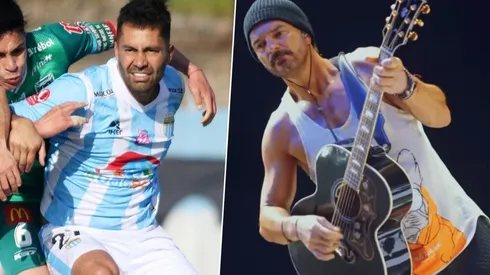 A días del partido por el ascenso de Magallanes: Ricardo Arjona se puso las poleras que le regaló el Mago Jiménez en agosto.