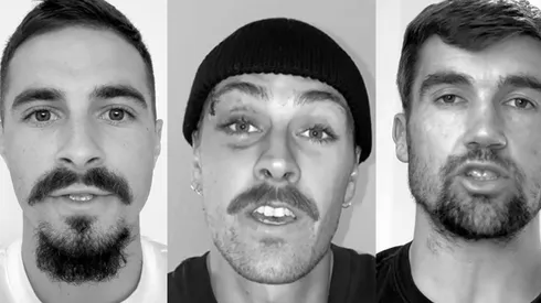 Los socceroos en su declaración contra Qatar