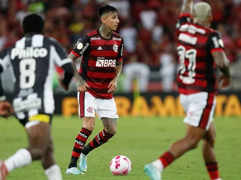 Pulgar sorprende a los hinchas del Fla: "Jugó de traje"