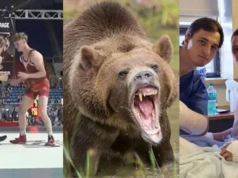 Luchador resiste ataque de un oso: "Le puse las manos en la boca"