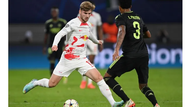 Timo Werner fue una de las figuras del Leipzig en el triunfo ante el Madrid