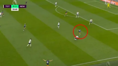 Almirón marcó un golazo para el Newcastle