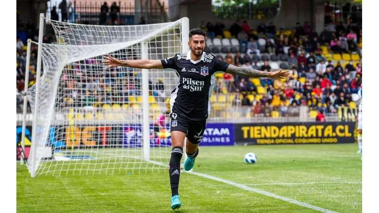 Juan Martín Lucero celebró otra vez con Colo Colo
