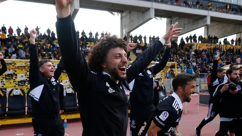 Falcón festeja el título de Colo Colo