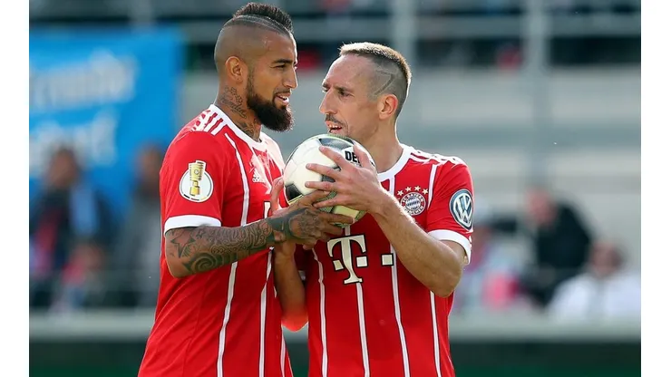 Vidal y Ribéry en Bayern: el francés confirmó que su amigo es un guerrero.