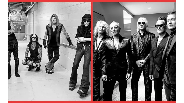 Mötley Crüe y Def Leppard.